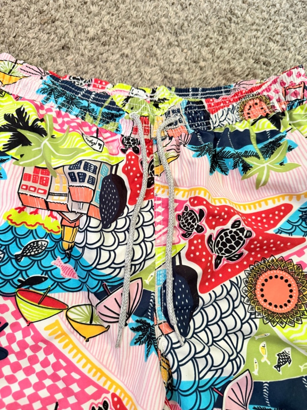 Ecko Unlimited Men’s Swim Trunks - Pink, Blue, Green, Yellow, Red